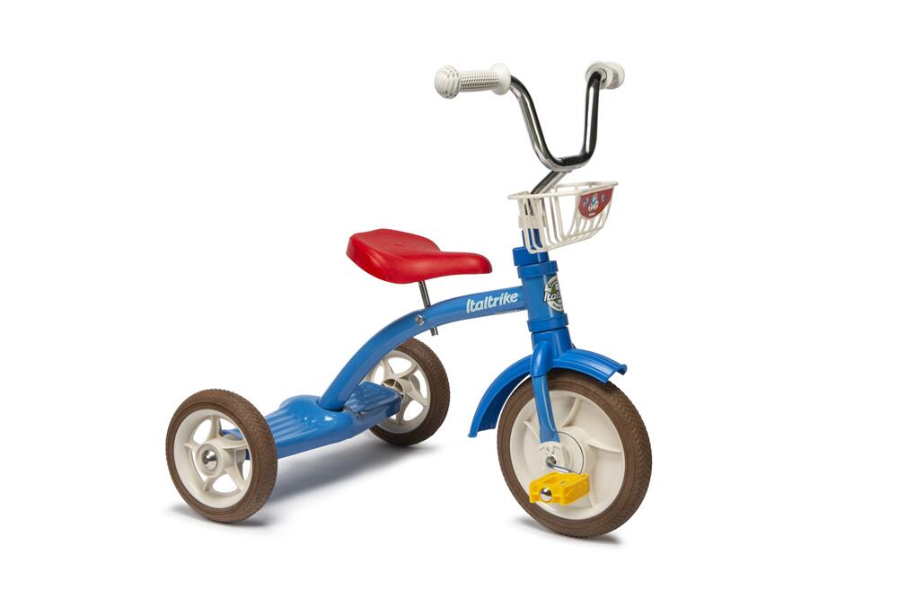 Italtrike 10" Super Lucy Trike -Colorama (Blue, Red,Yellow)
