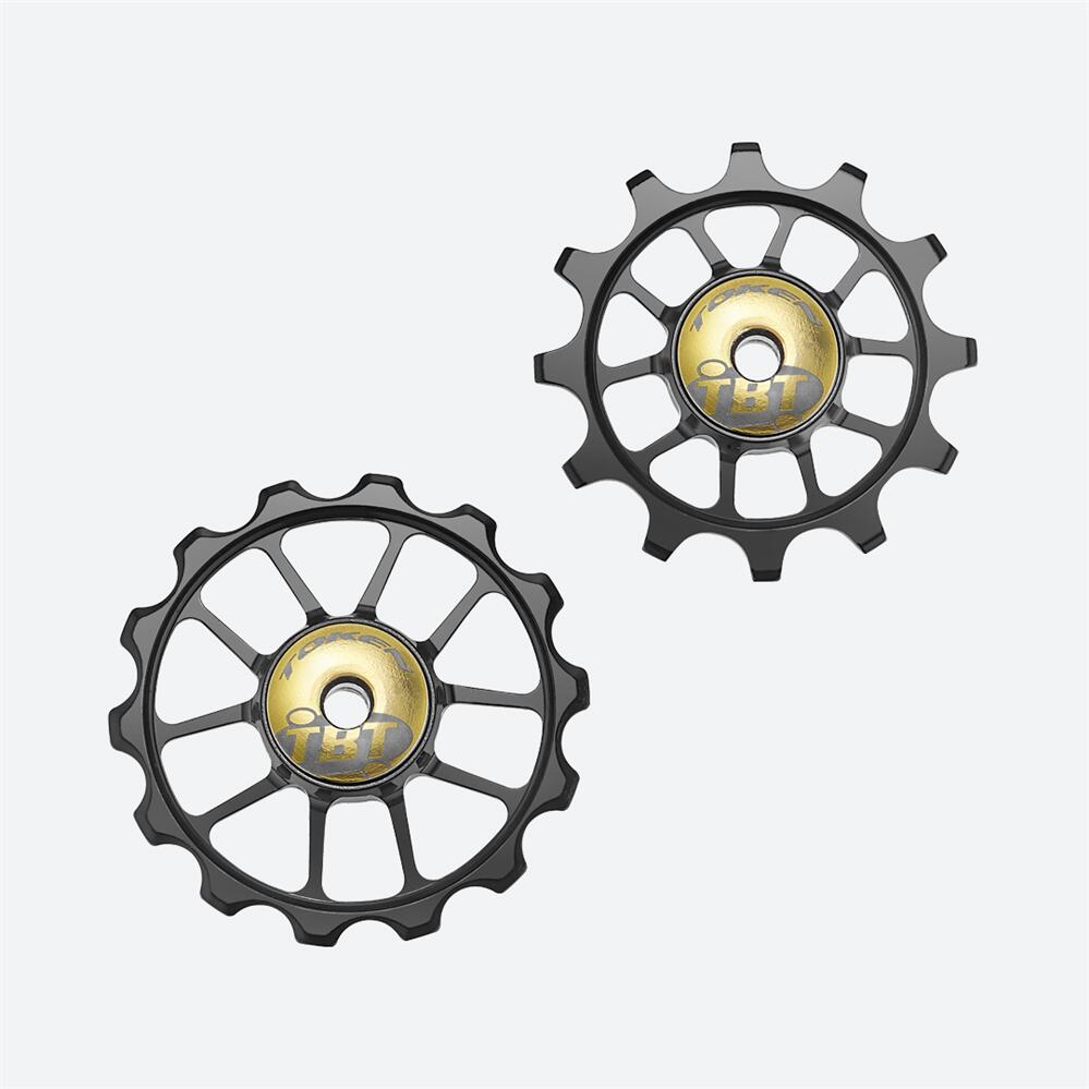 Token Tk1724-Tbt Large Ceramic Pulley Set For Shimano 11S/12S, Sram 11S Road Drivetrain
