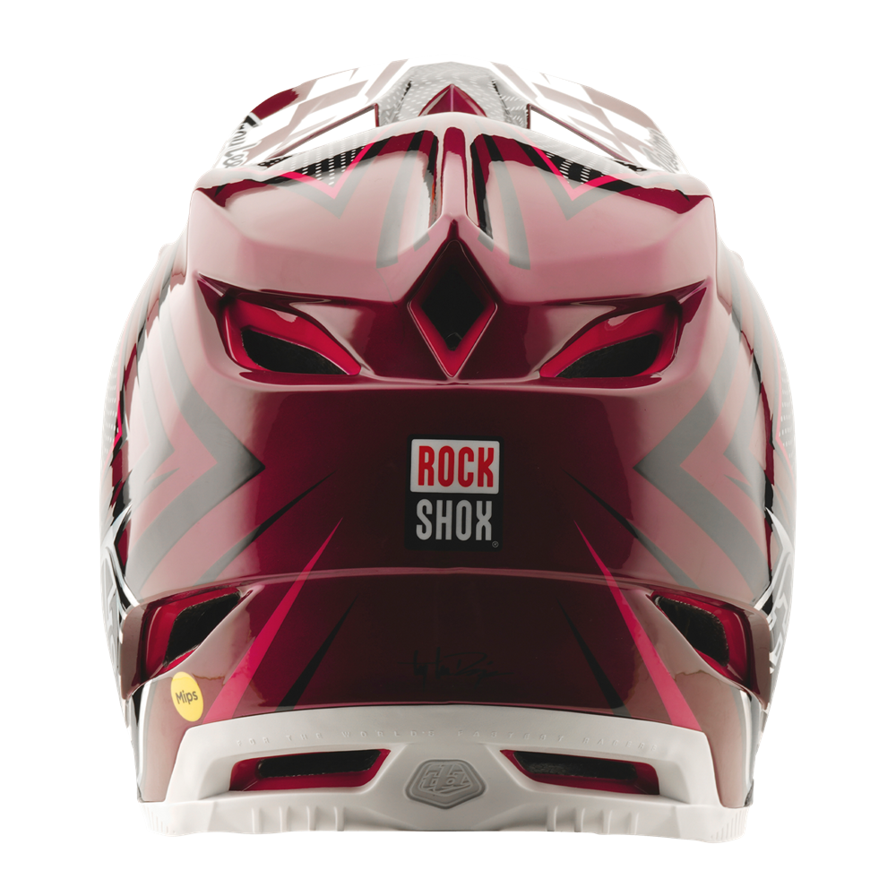 Troy Lee Designs 2026 D4 As Carbon Helmet Sram Radioscape Black / Berry view 2