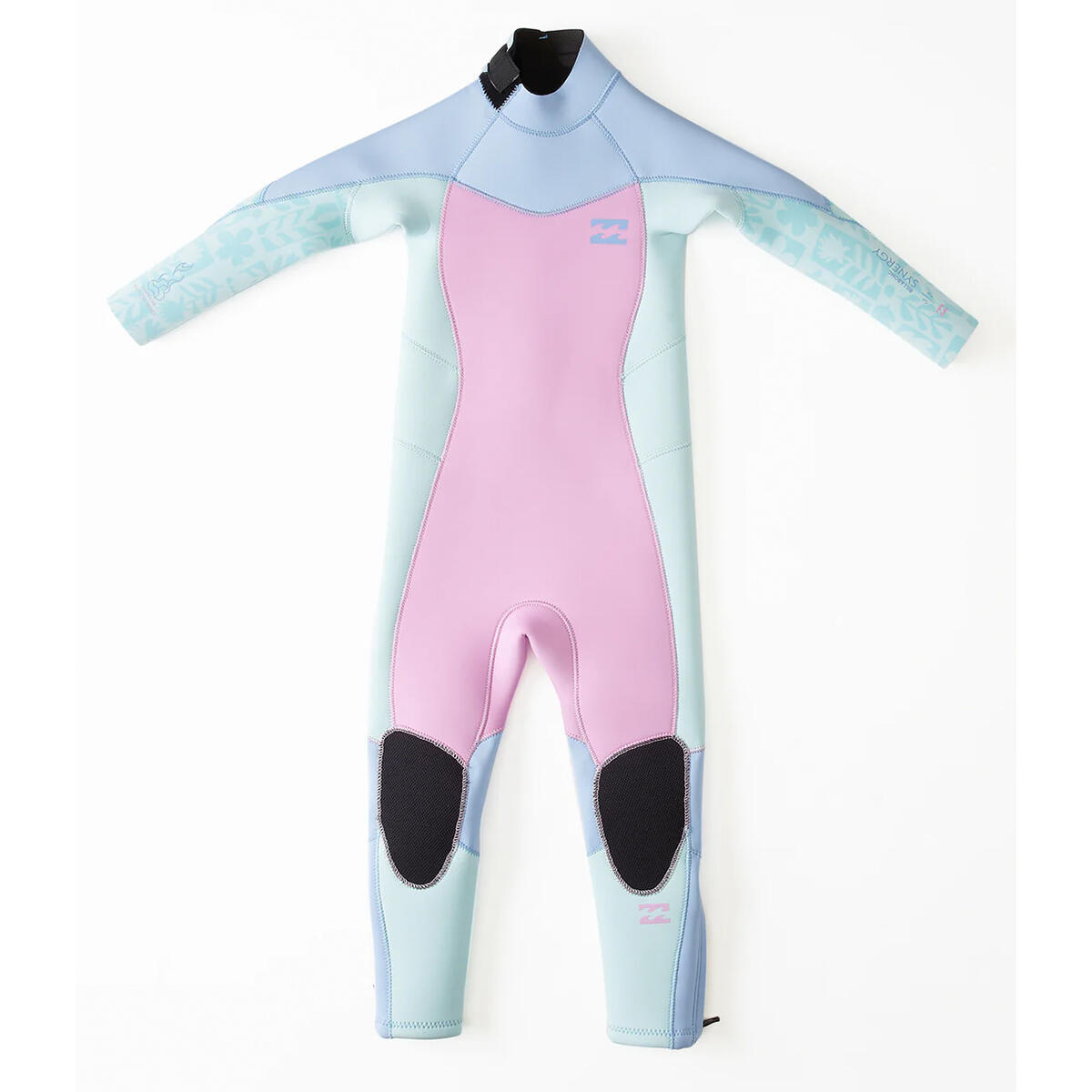 Toddlers Synergy 3/2Mm Back Zip Flatlock Fullsuit Wetsuits Hyper Ride