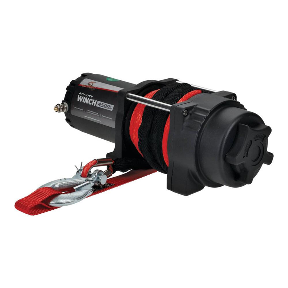 All Balls 4 Bolt Winch 4500Lb With 33Ft Synthetic Rope