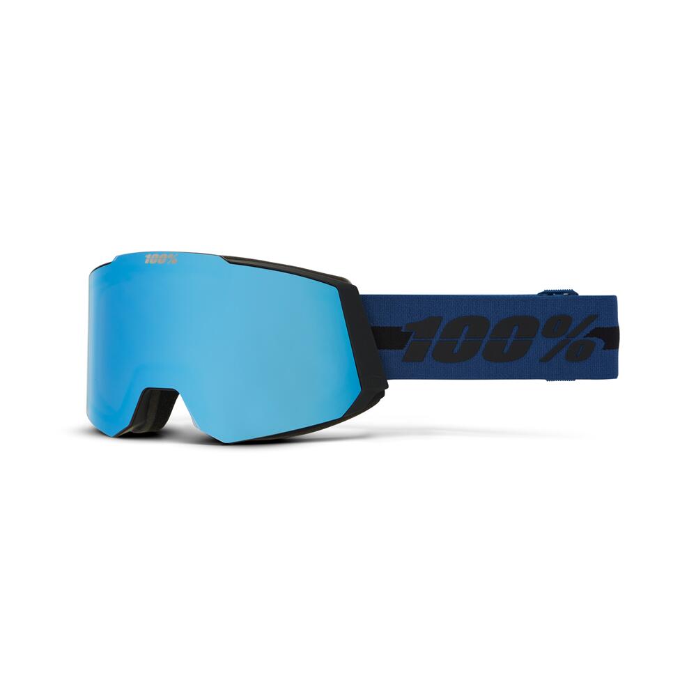 100% Snowcraft Goggle Dusty - Hiper Vermillion-Rose W/ Blue Mirror