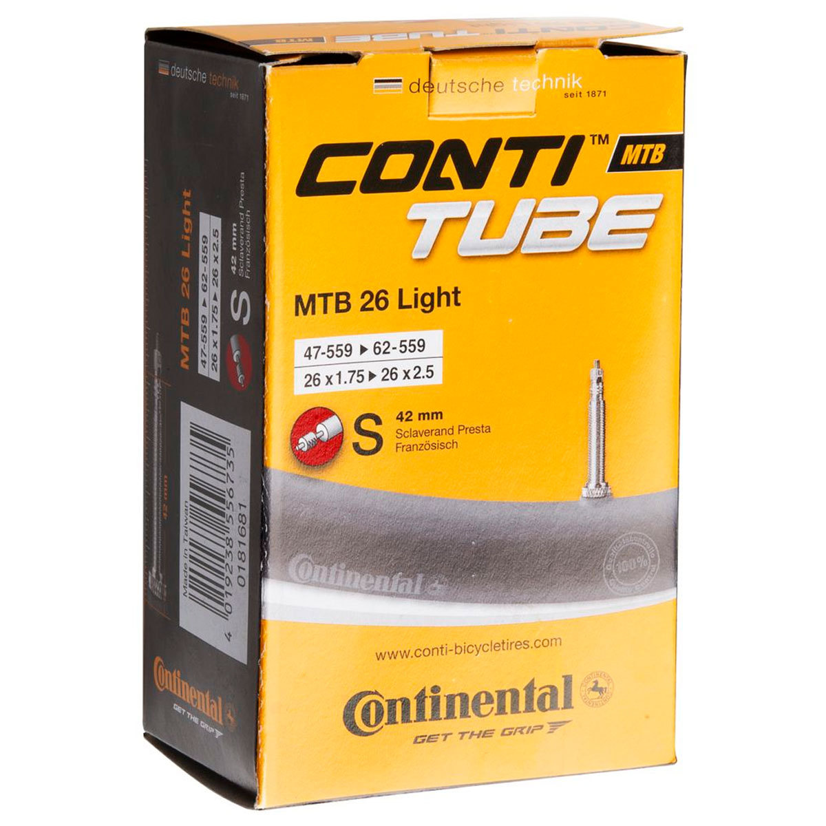 conti tube mtb 26