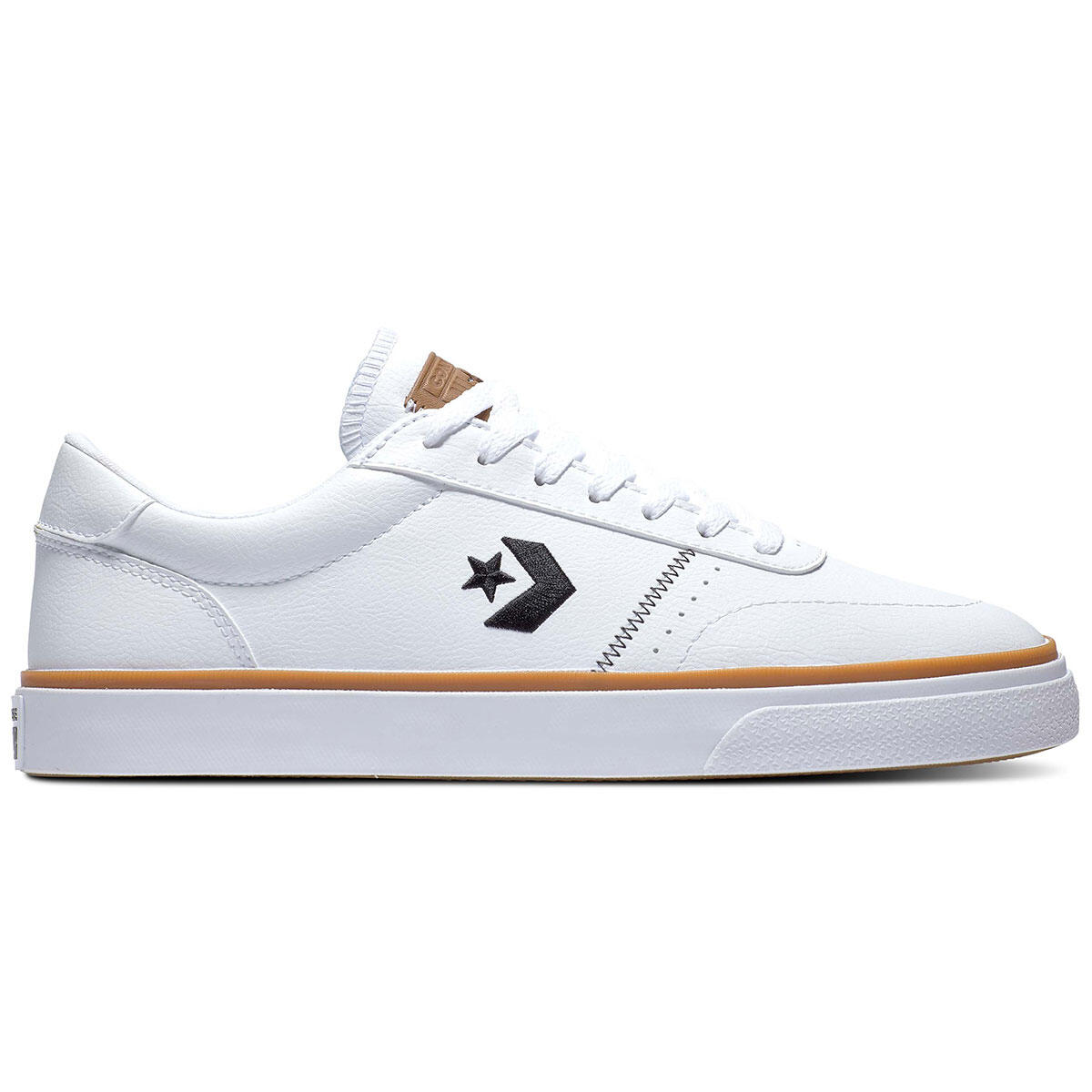 faux leather converse boulevard low top