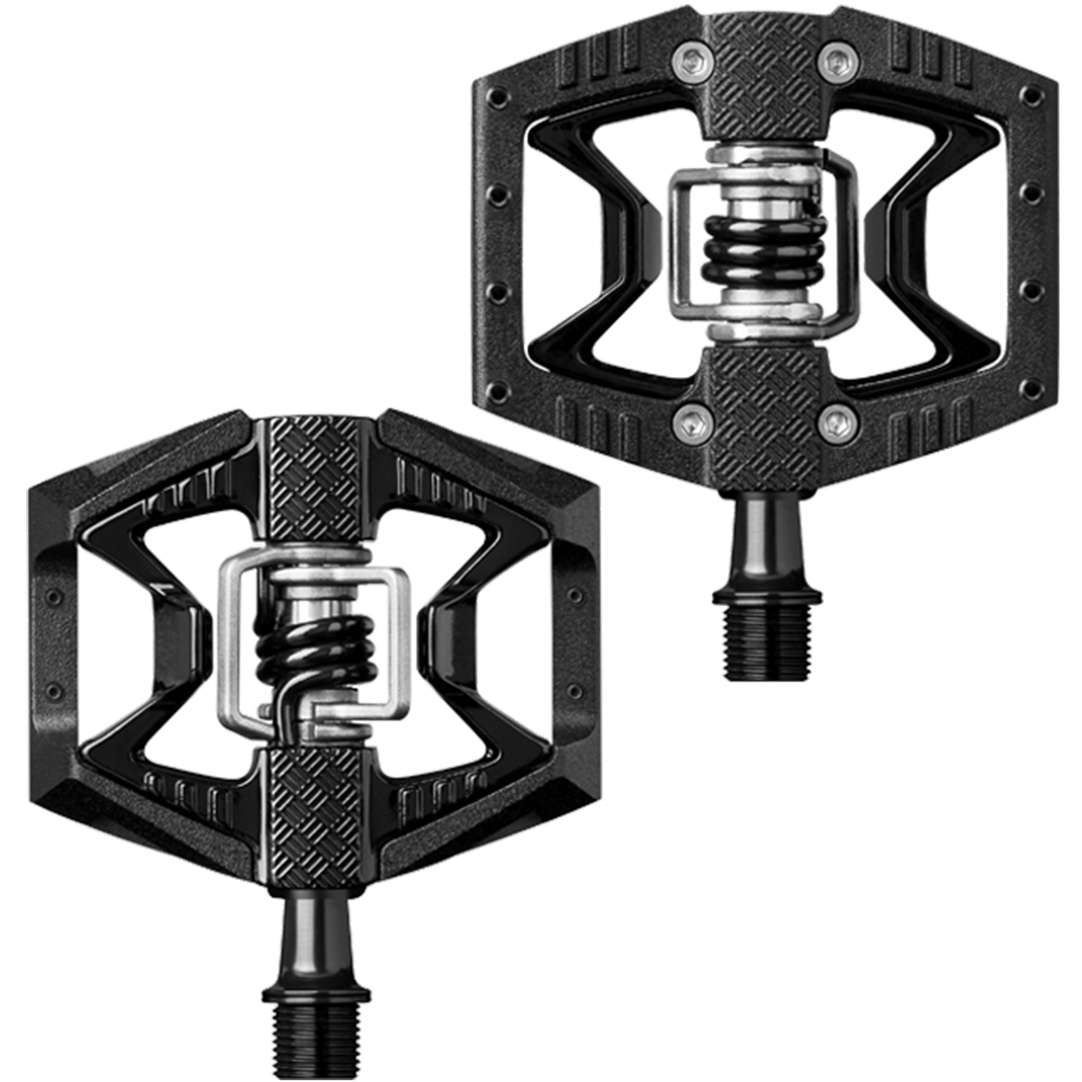 thumbnail image 2 of Crank Brothers Stamp 3 Small Platform Pedals - MTB Mountain Bike, Magnesium, Black V2 (2020 Model) 2 of 3