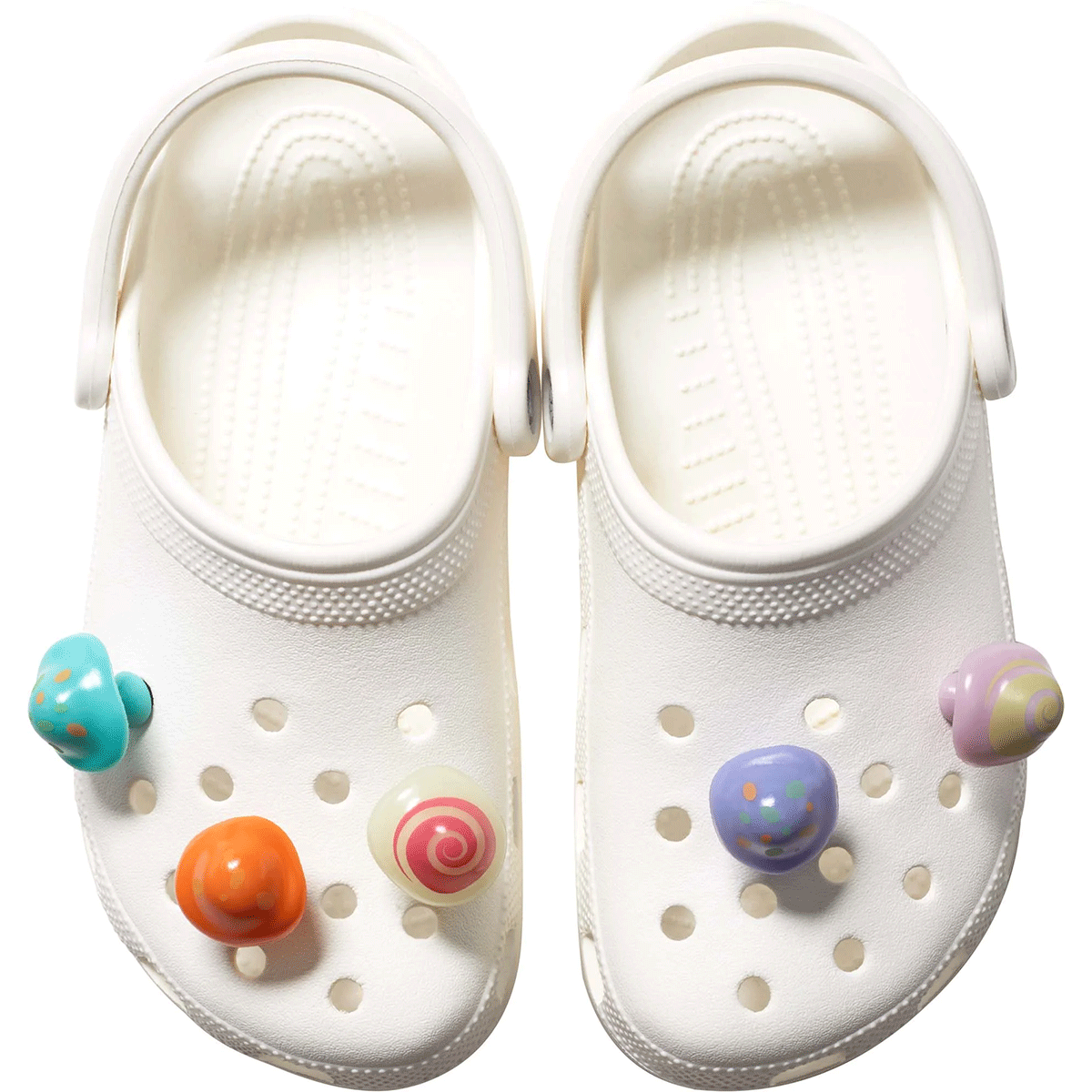 Jibbitz Glow In The Dark Shrooms 5 Pack Footwear Hyper Ride