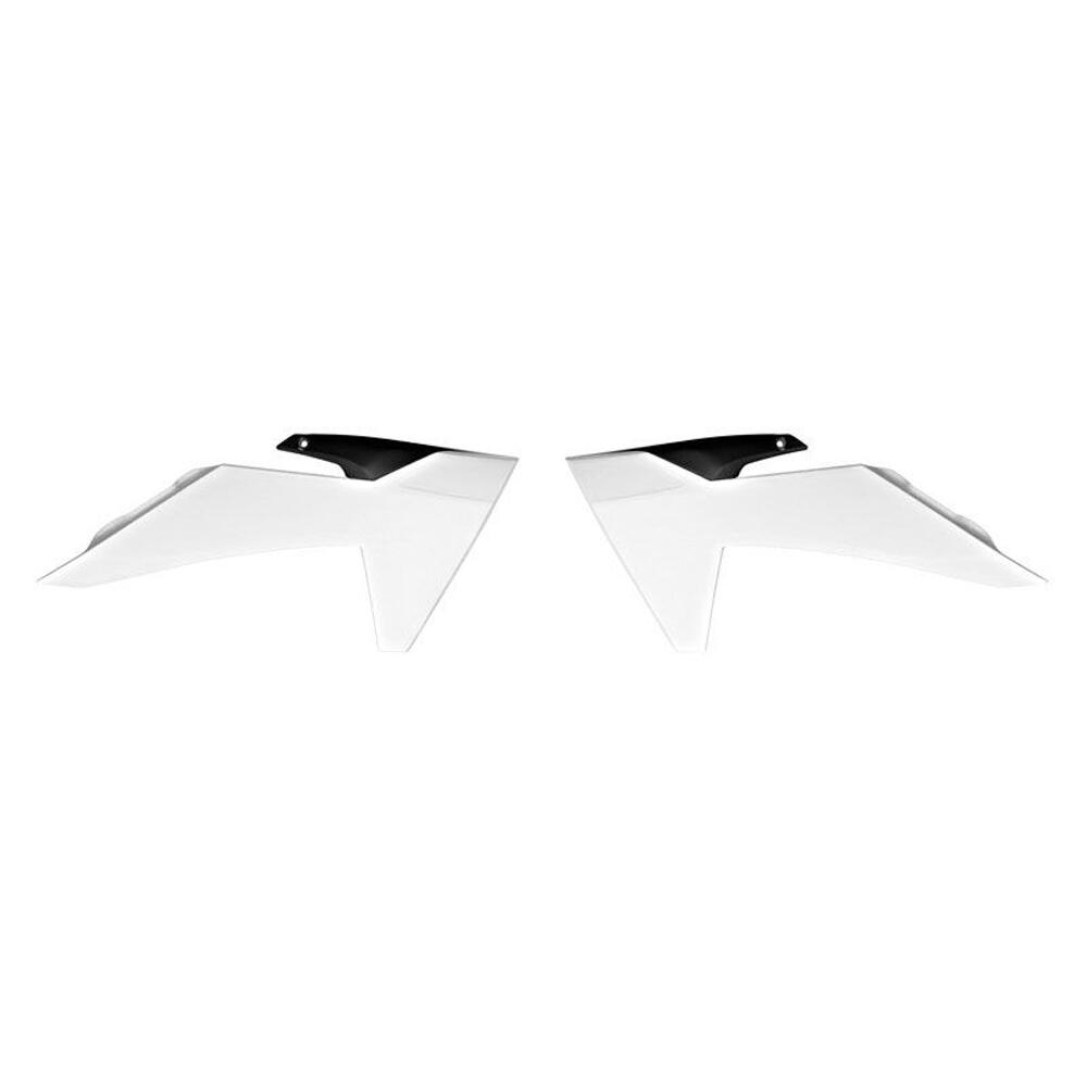 Rtech Cvktmbnnr150 Rtech Radiator Shrouds Rtech White Black Ktm 50Sx 24-On