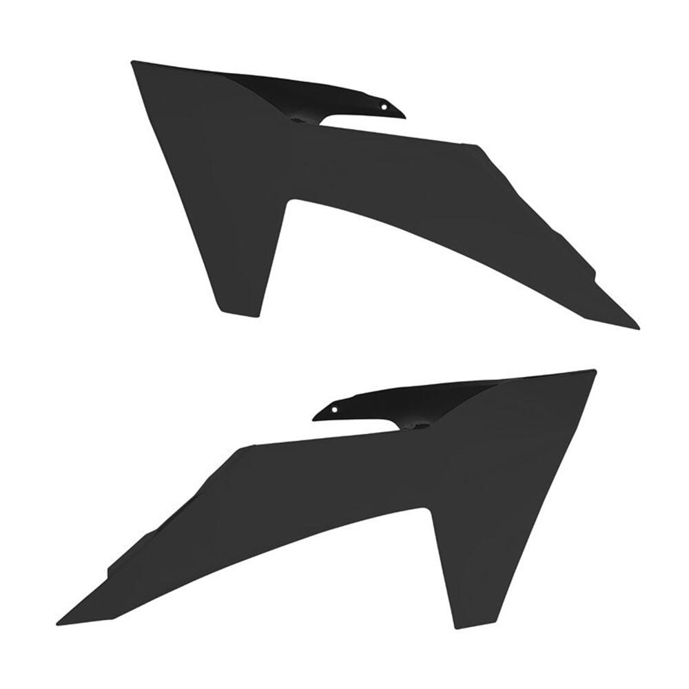 Rtech Cvktmnr0023 Rtech Radiator Shrouds Rtech Black Ktm Exc Sx Excf Sxf Xc Xcf Xcw Xcfw