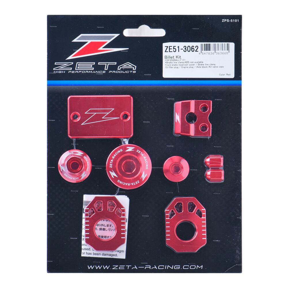 Zeta Dfze513062 Zeta Billet Kit Crf250rally Rd