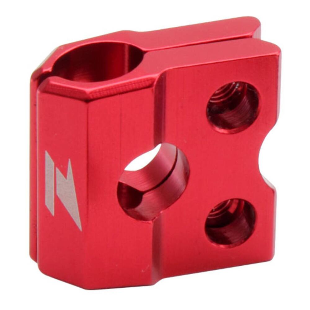 Zeta F-Brake Line Clamp Hon Cr/Crf '04-,Crf250l Red Dfze920206