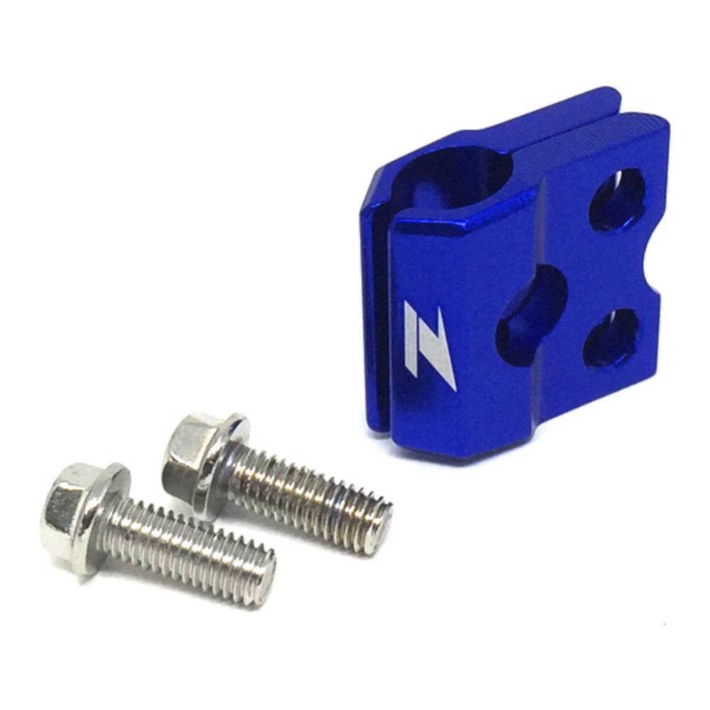 Zeta F-Brake Line Clamp Yam Yz/Yzf/Wrf Blue Dfze924107