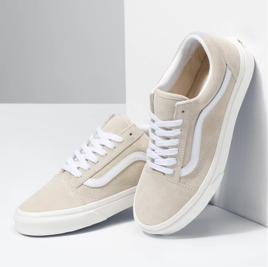 Vans old outlet skool bege tumblr