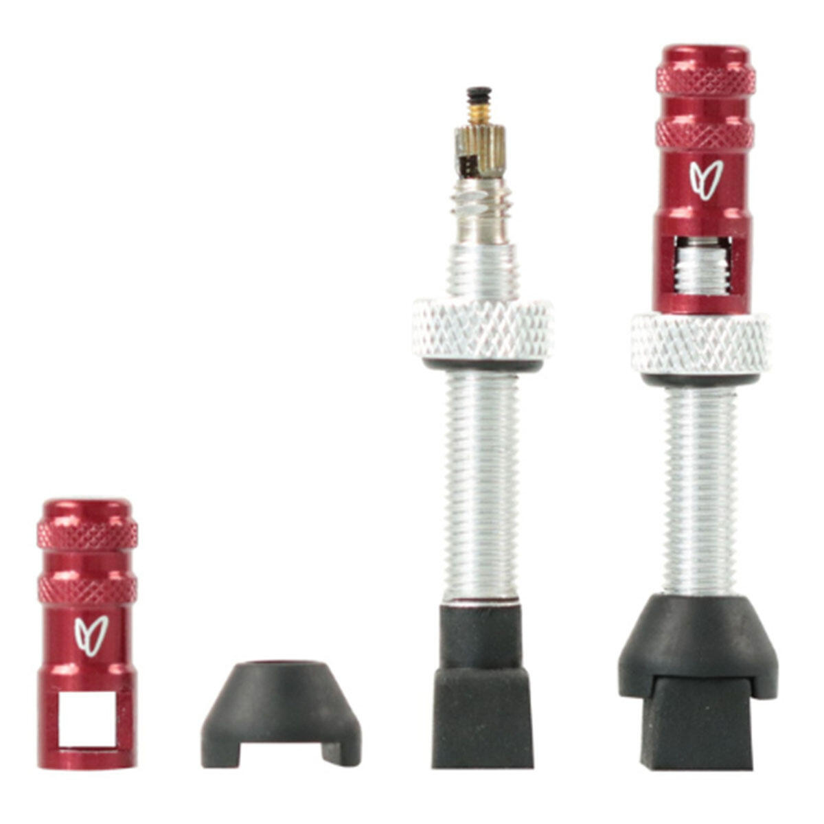 Lot De 2 Valves Tubeless Hutchinson 80 Mm - Universelles, étanches, Pour Pneus Vélo Route, VTT, Gravel