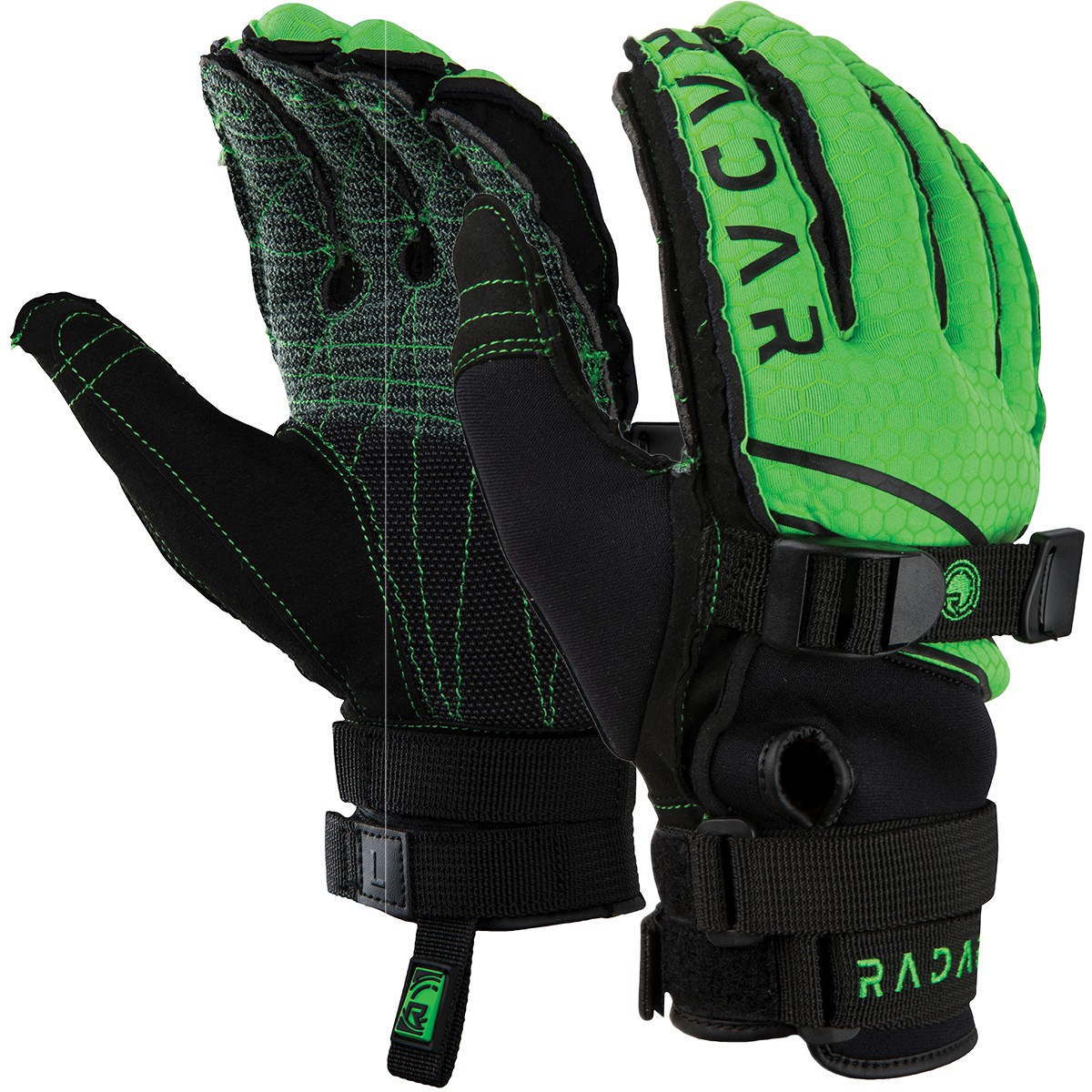 2019 ErgoK InsideOut Glove Green Yellow Wake Hyper Ride