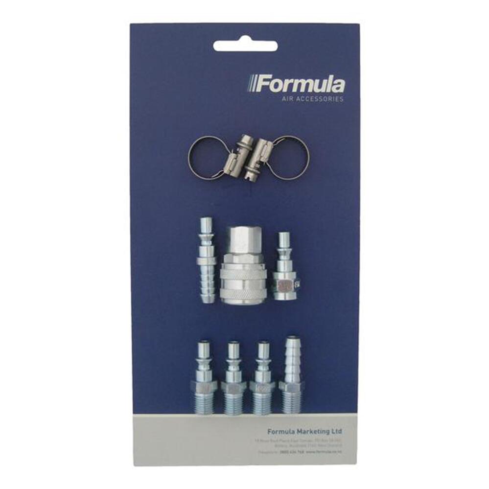 Formula Air Connector Aro Starter Kit + Hose Clamps 1/4" Bsp