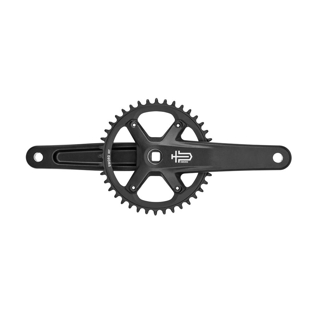 Microshift Sword Black 1X 40T Square Taper Crankset Microshif