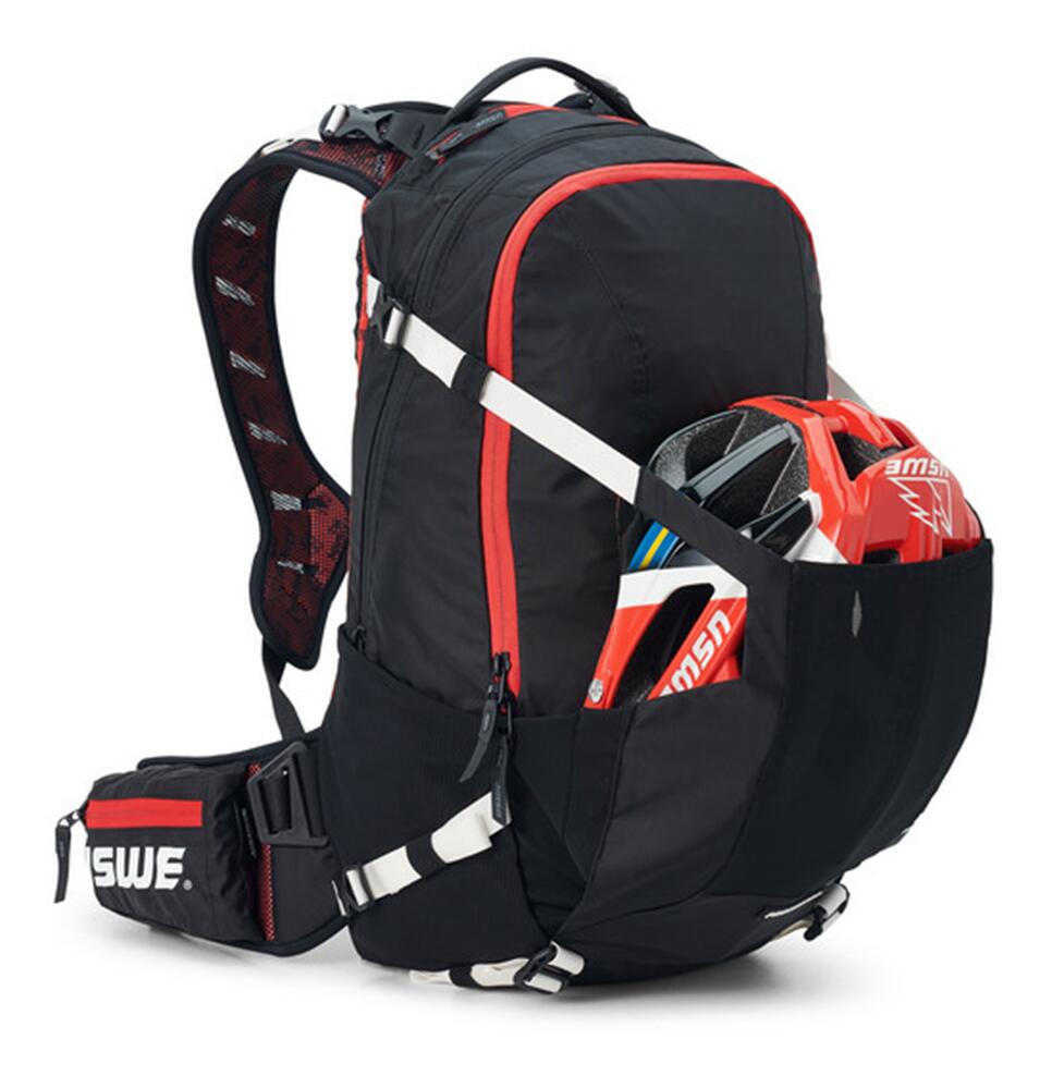 Uswe Flow 25L Mtb Protector Pack Blk/Red