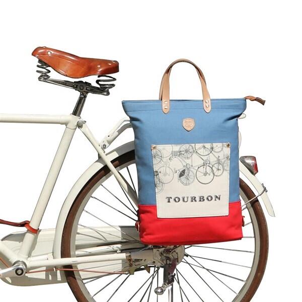 tourbon Canvas Bike Pannier Bag