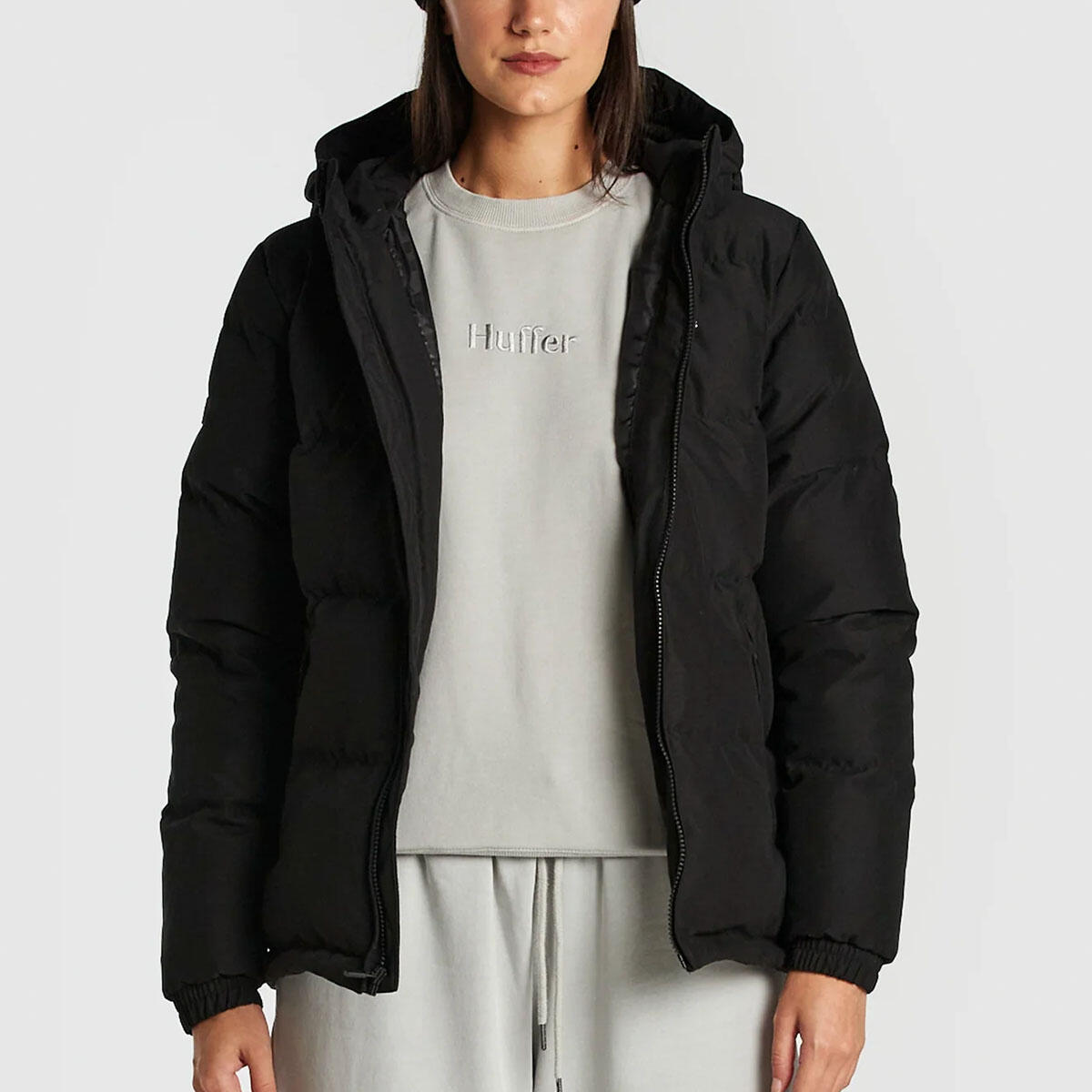 Huffer Track Puffer Jacket in Multi