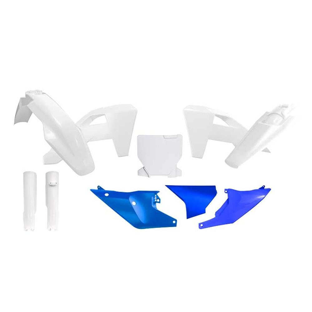Rtech Kithsq-Nes-725 Rtech Plastics Kit Rtech 7 Piece White Blue Husqvarna Tc Fc Fs Fx Tx