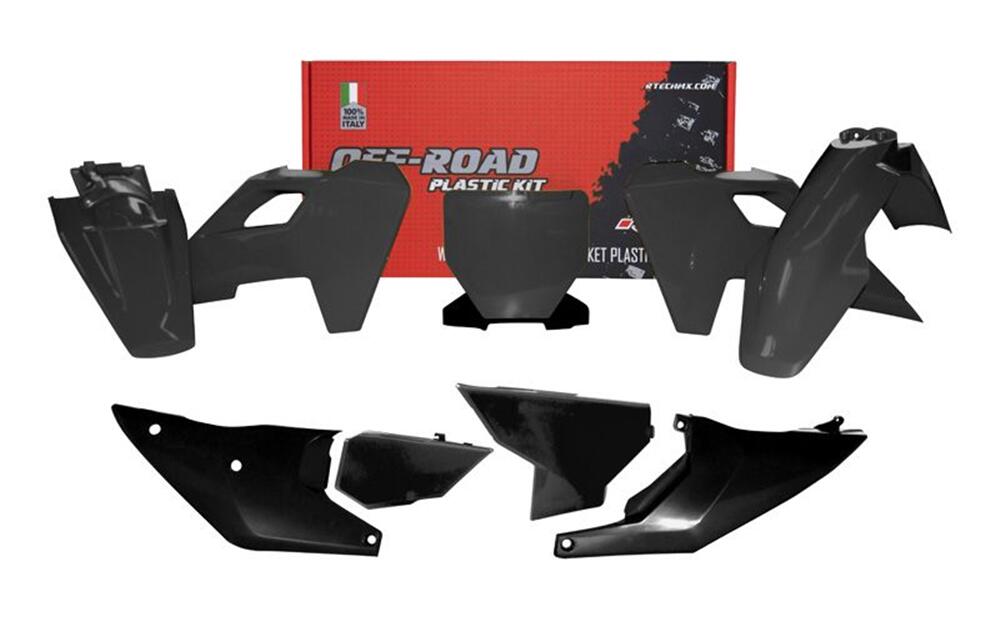Rtech Kithsq-Nr0-523 Rtech Plastics Kit Rtech 7 Piece Black Husqvarna Tc Fc Fs Fx Tx