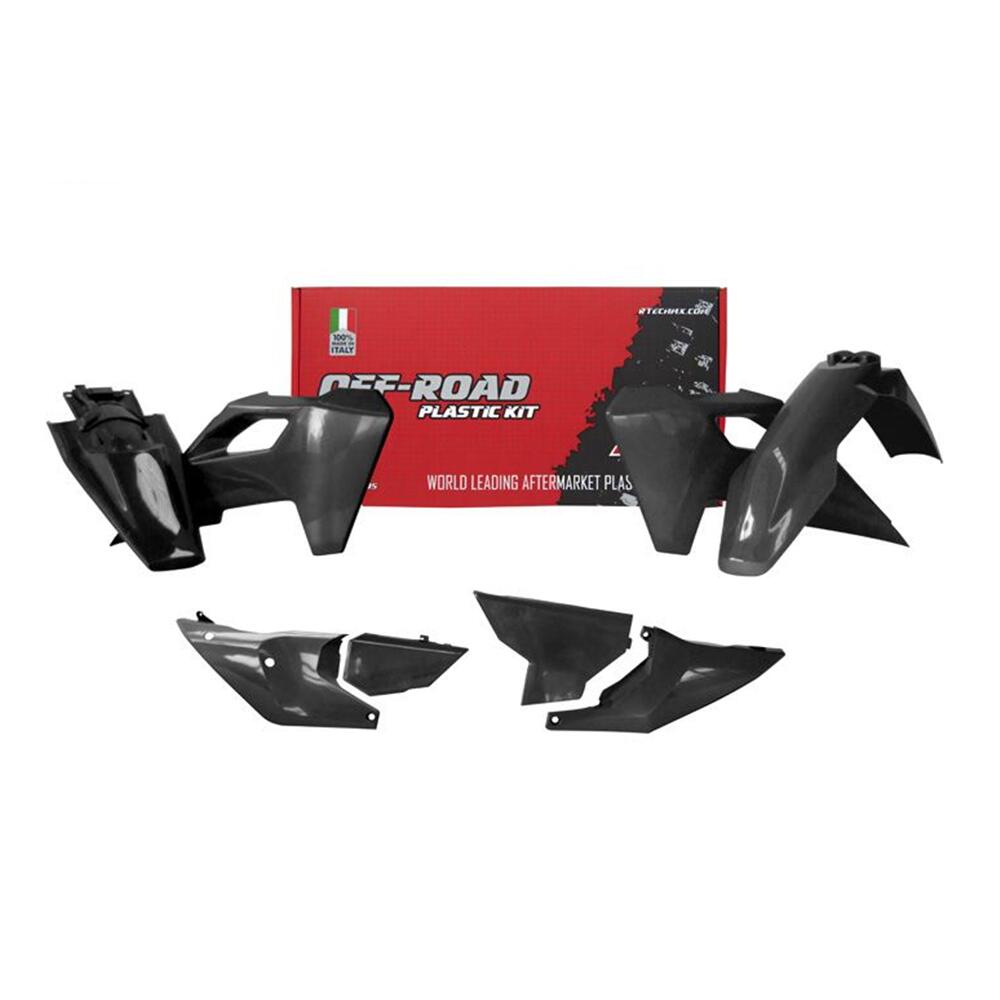 Rtech Kithsq-Nr0-624 Rtech Plastics Kit Rtech 6 Piece Black Husqvarna Fe Te