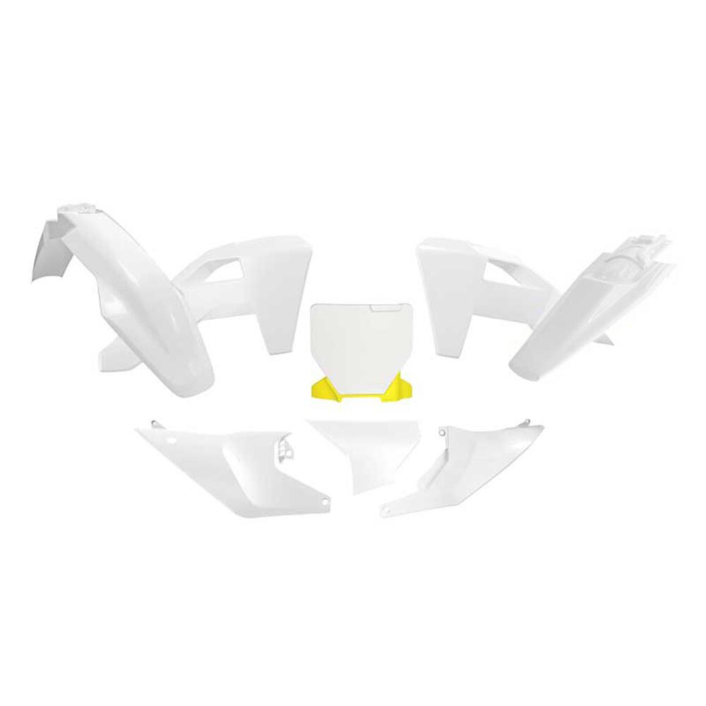 Rtech Kithsq-Oem-525 Rtech Plastics Kit Rtech 6 Piece White Husqvarna Fc Fx Tc Tx