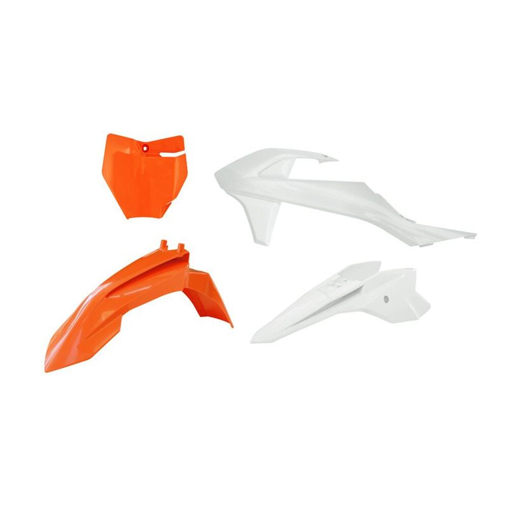 Rtech Kitktm-Bn0-050 Rtech Plastics Kit Rtech 4 Piece White Ktm Sx50 Sx-E-3 Sx-E-5