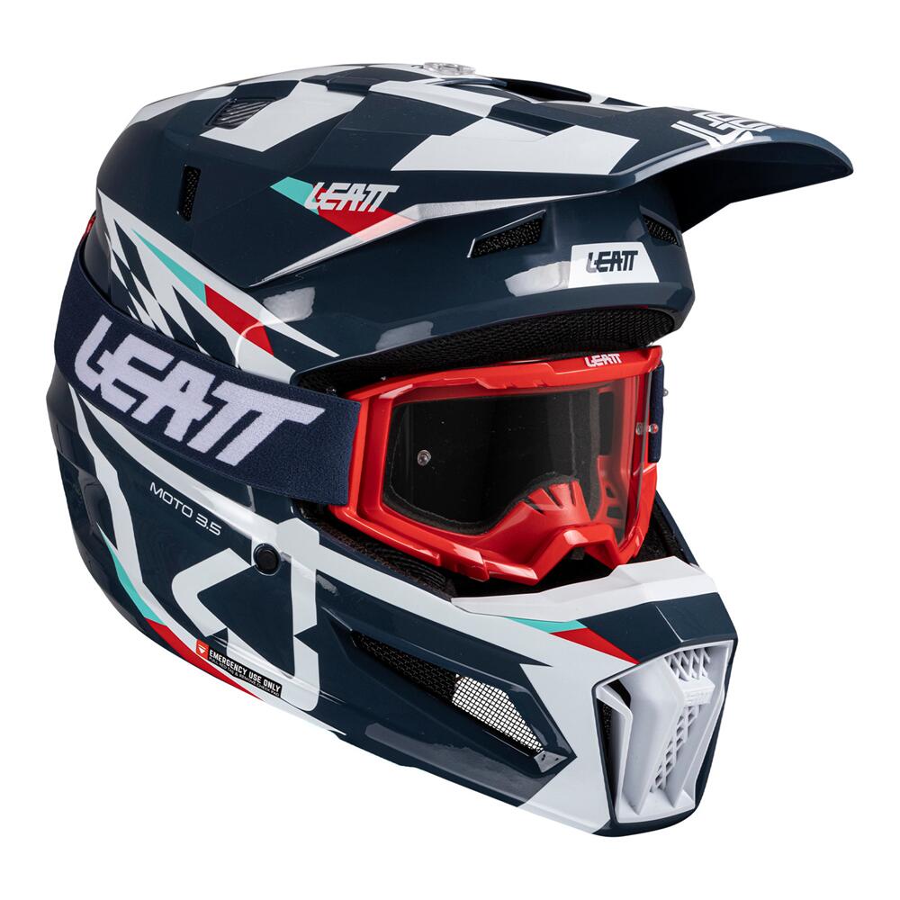 Leatt Moto 2025 Helmet Kit Moto 3.5 V25 Blue