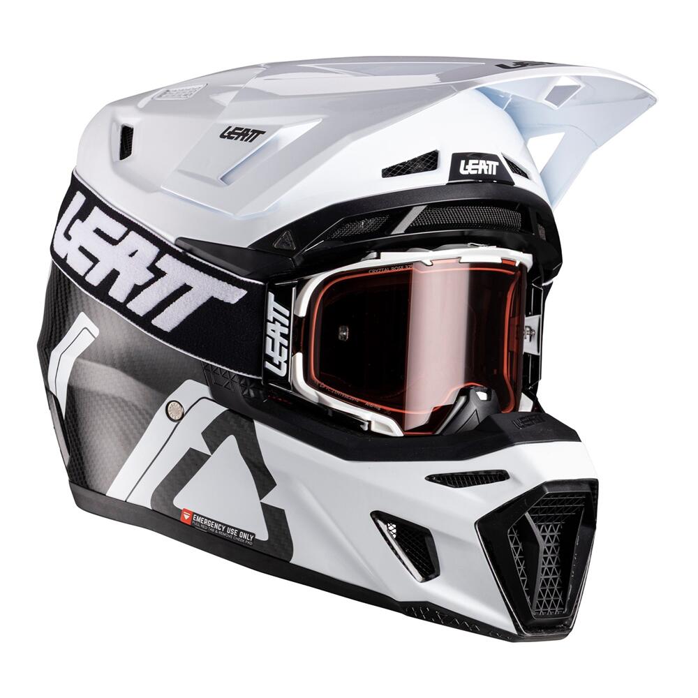 Leatt Moto 2026 Helmet Kit Moto 9.5 Carbon /White V26