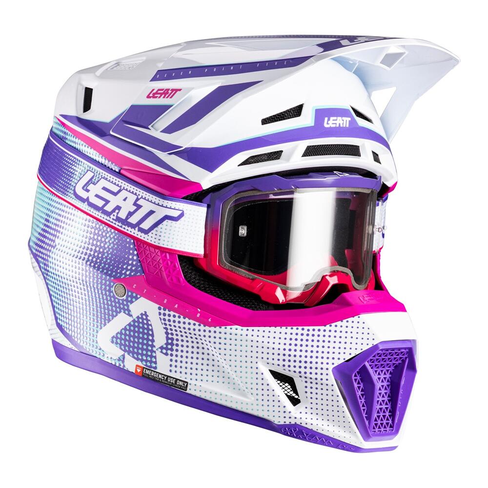 Leatt Moto 2026 Helmet Kit Moto 7.5 Purple V26