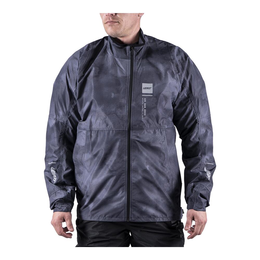 Leatt Moto Jacket Adv Rain Cover Camo Black/Grey