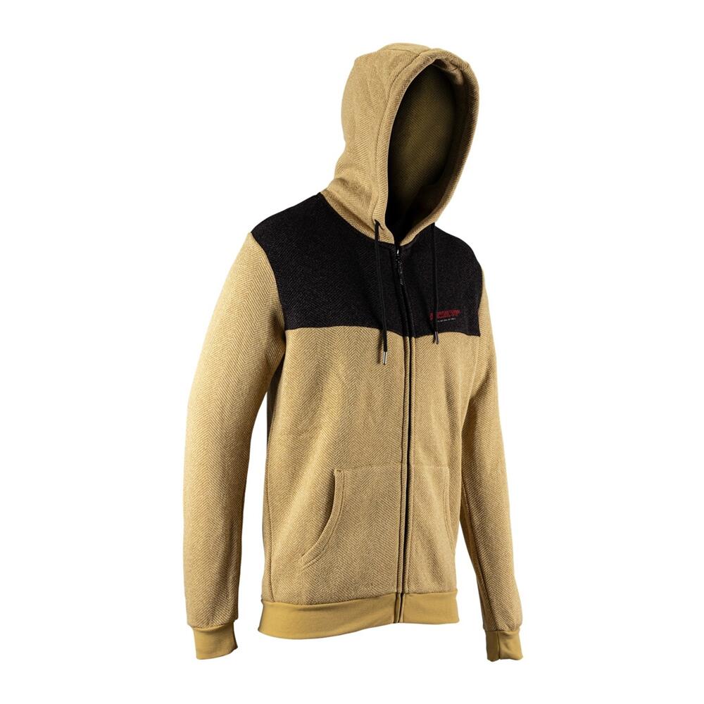 Leatt Leatt Zip Hoodie Tech Brass Brown