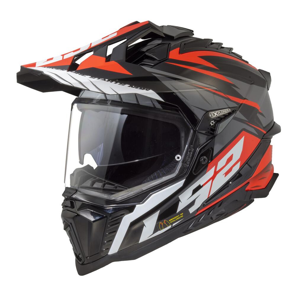 Ls2 Mx701 Explorer Spire Blk/Tit/Red