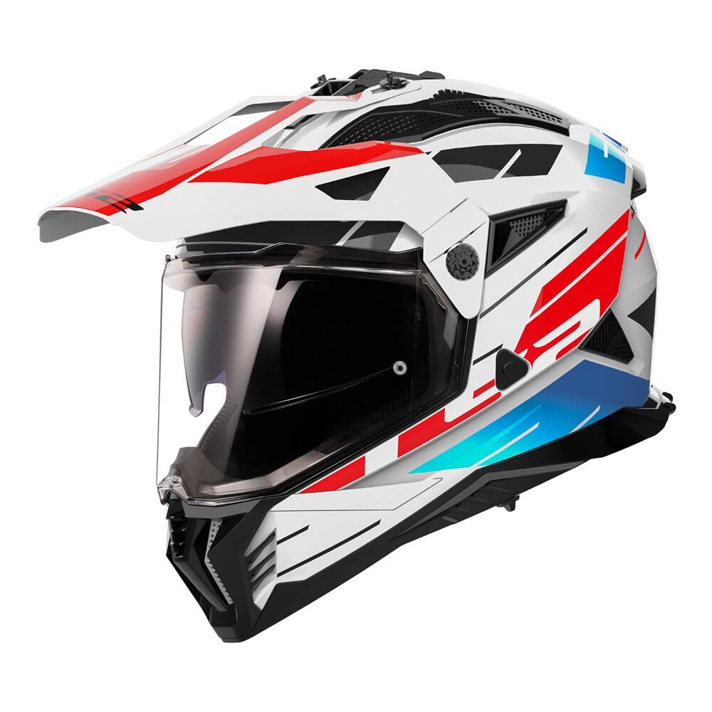 Ls2 Helmet Mx702 Pioneer Ii Namib Wht/Red/Blue