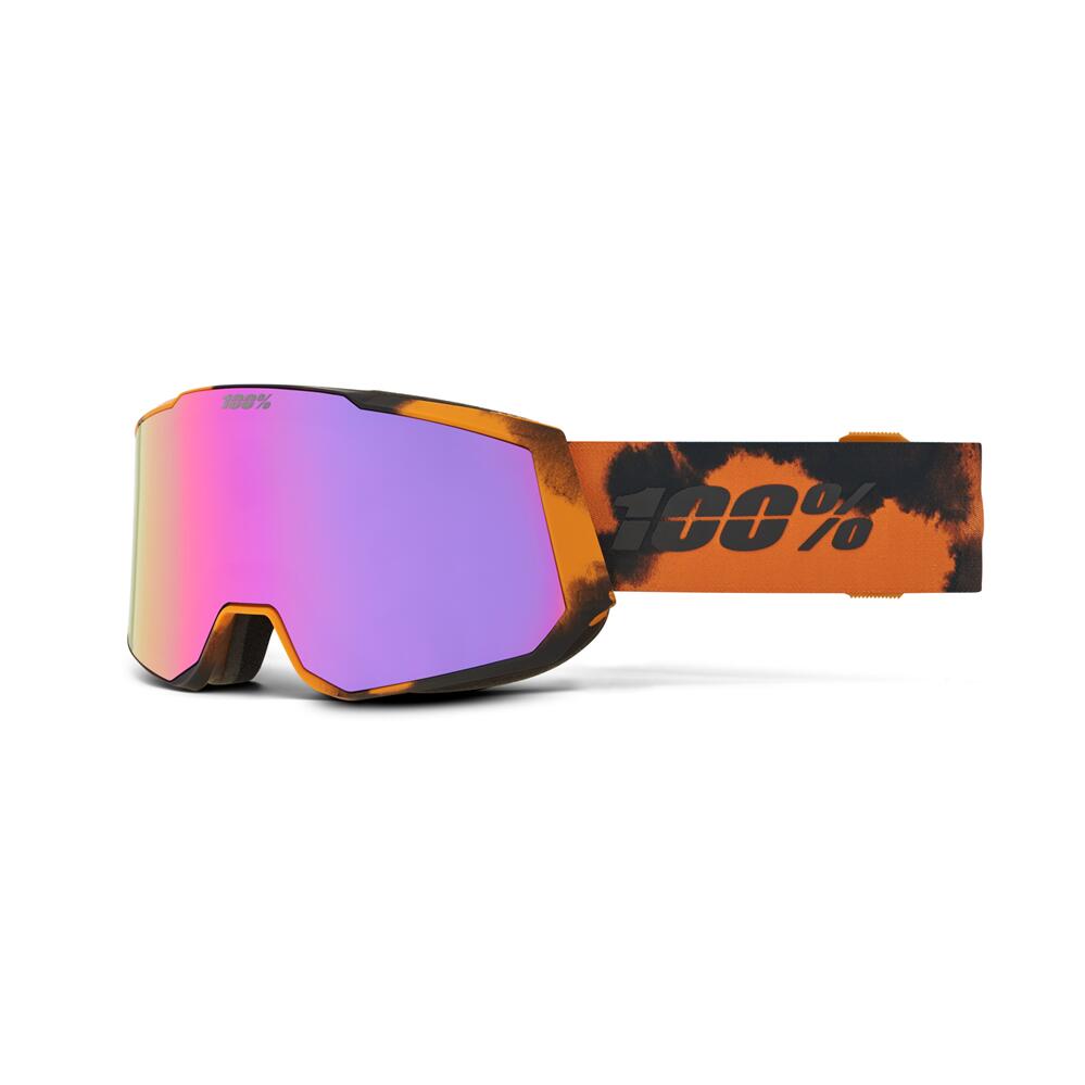 100% Snowcraft Xl Goggle Bleach - Hiper Dark Smoke W/ Purple Mirror