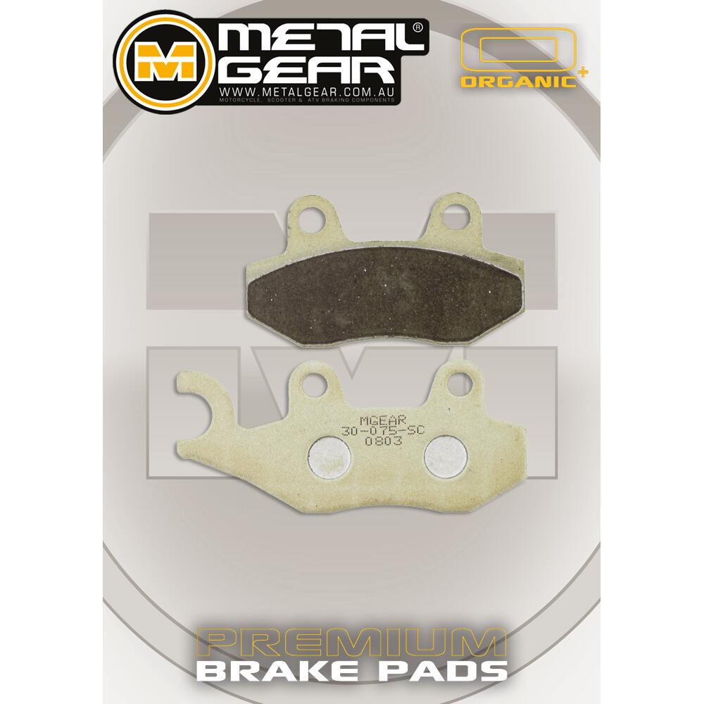 Metal Gear M30-075-Sc Metal Gear Brake Pads Front Metal Gear