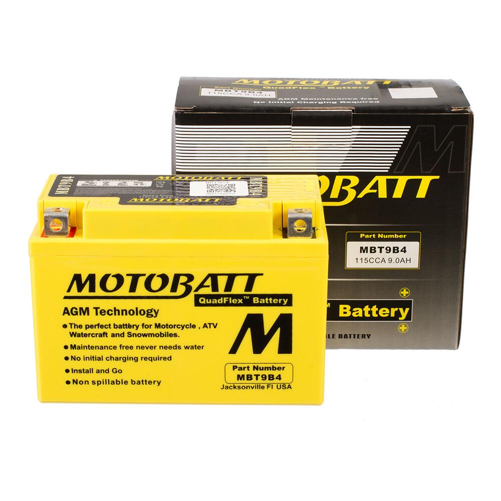 Motobatt Mbt9b4 Motobatt Quadflex Battery