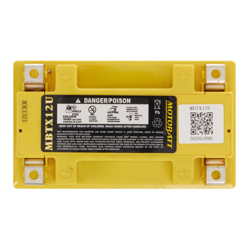 Motobatt Mbtx12u Motobatt Quadflex Battery