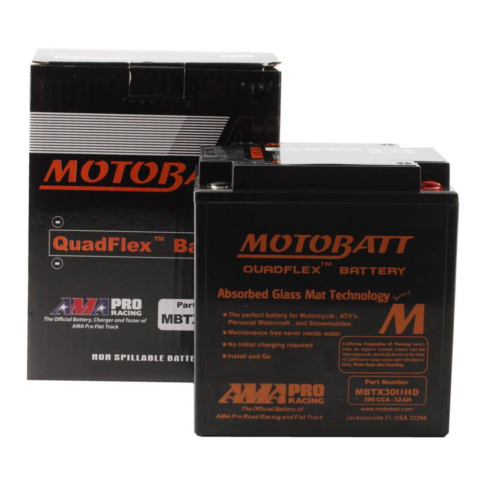 Motobatt Mbtx30uhd Black Motobatt Quadflex Battery
