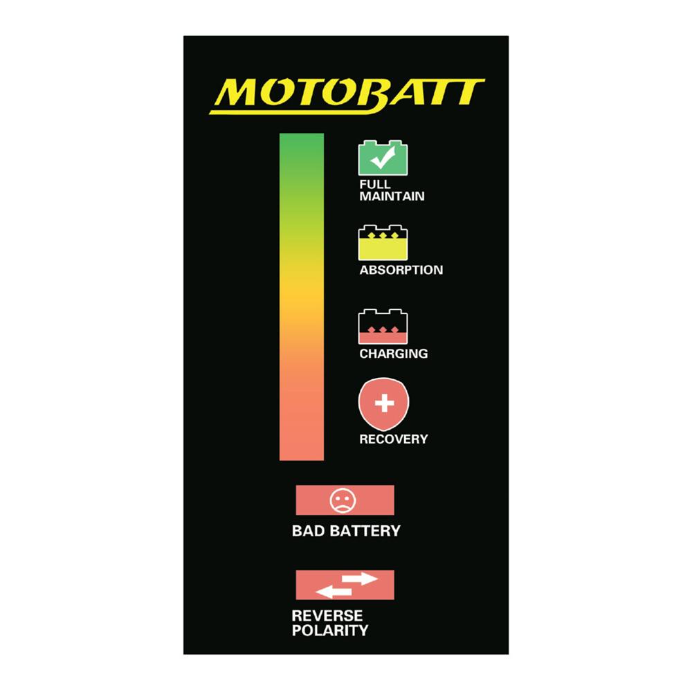 Motobatt Charger 4 Bank 12V 2.0 Per Channel