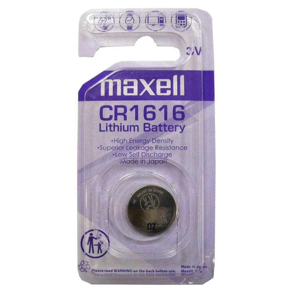 Maxell Lithium Battery Cr1616 3V Coin Cell 1 Pack