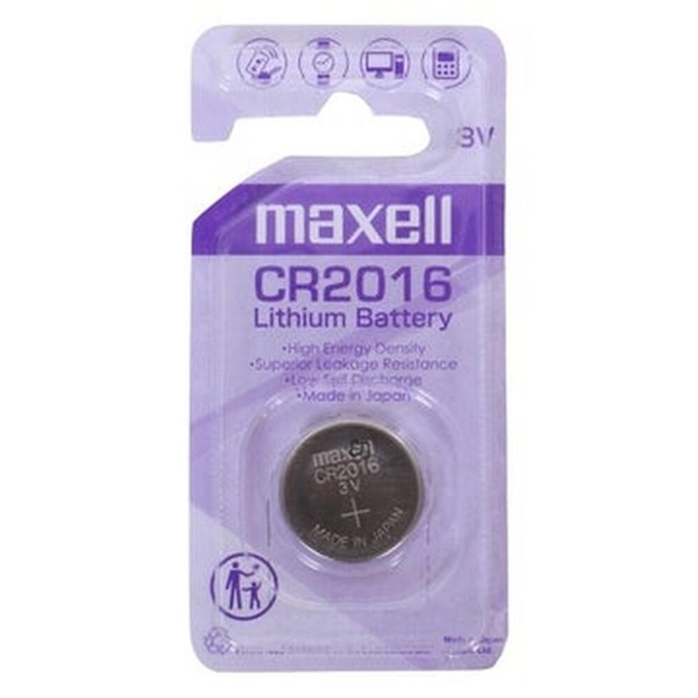 Maxell Lithium Batt Cr2016 3V Single Blister Pack