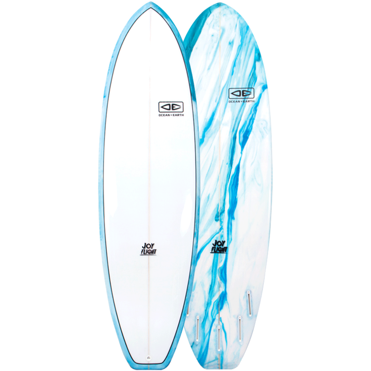 surfboard 7 foot ocean blue