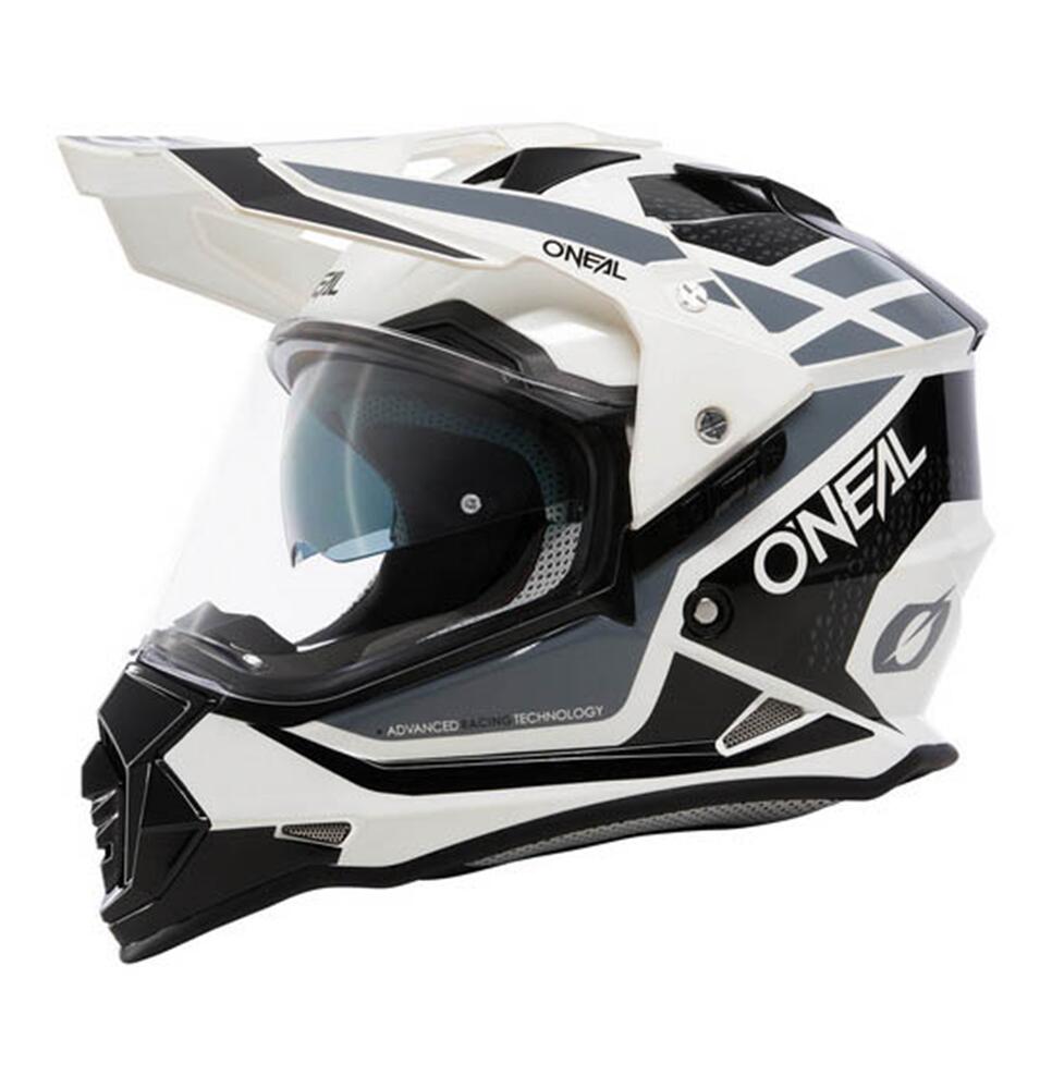 Oneal 2025 1Srs Helmet R V.24 - Gloss Wht/Blk/Gray