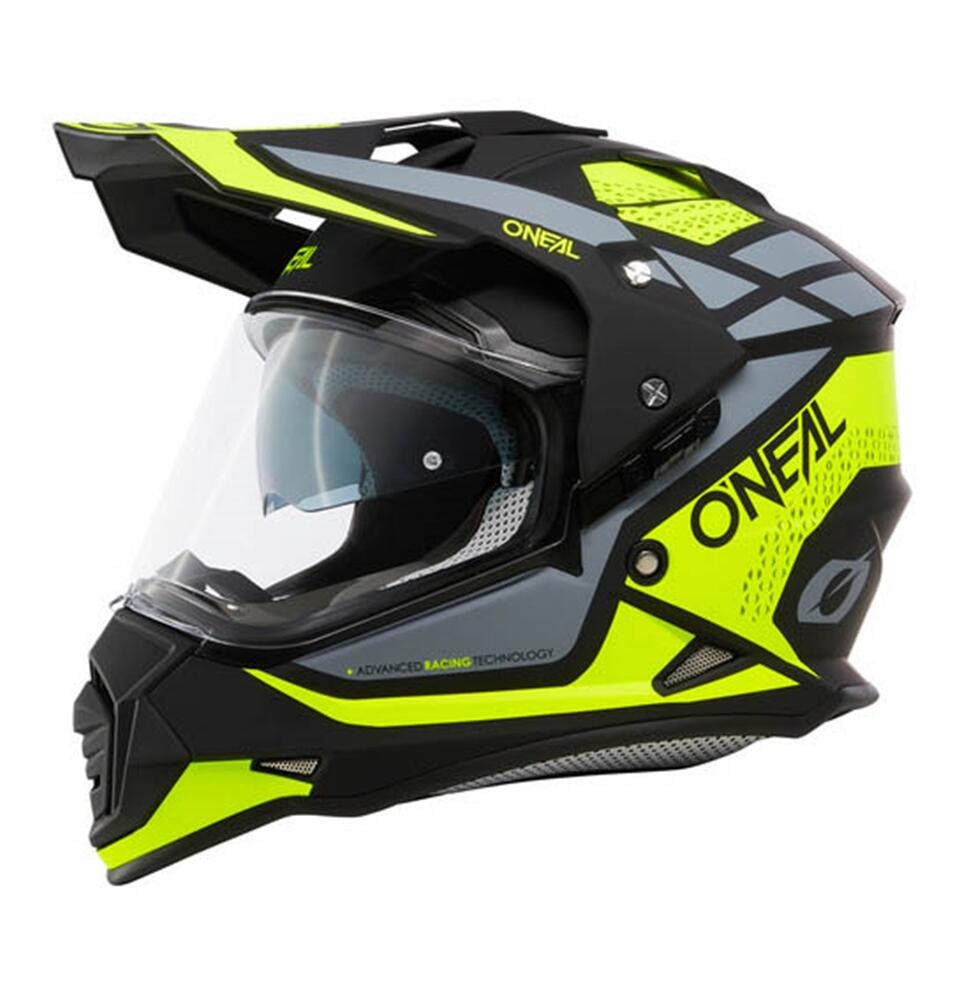 Oneal 2025 1Srs Helmet R V.24 - Gloss N-Yel/Blk/Gray