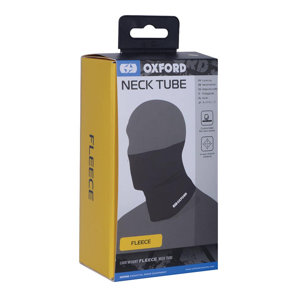 Oxford Neck Tube Fleece Blk