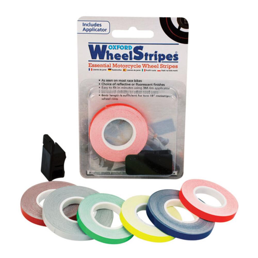 Oxford Wheel Stripes Reflect Wht + Applicator