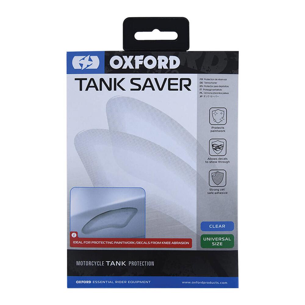 Oxford Tank Saver Knee Pad Clear Pr