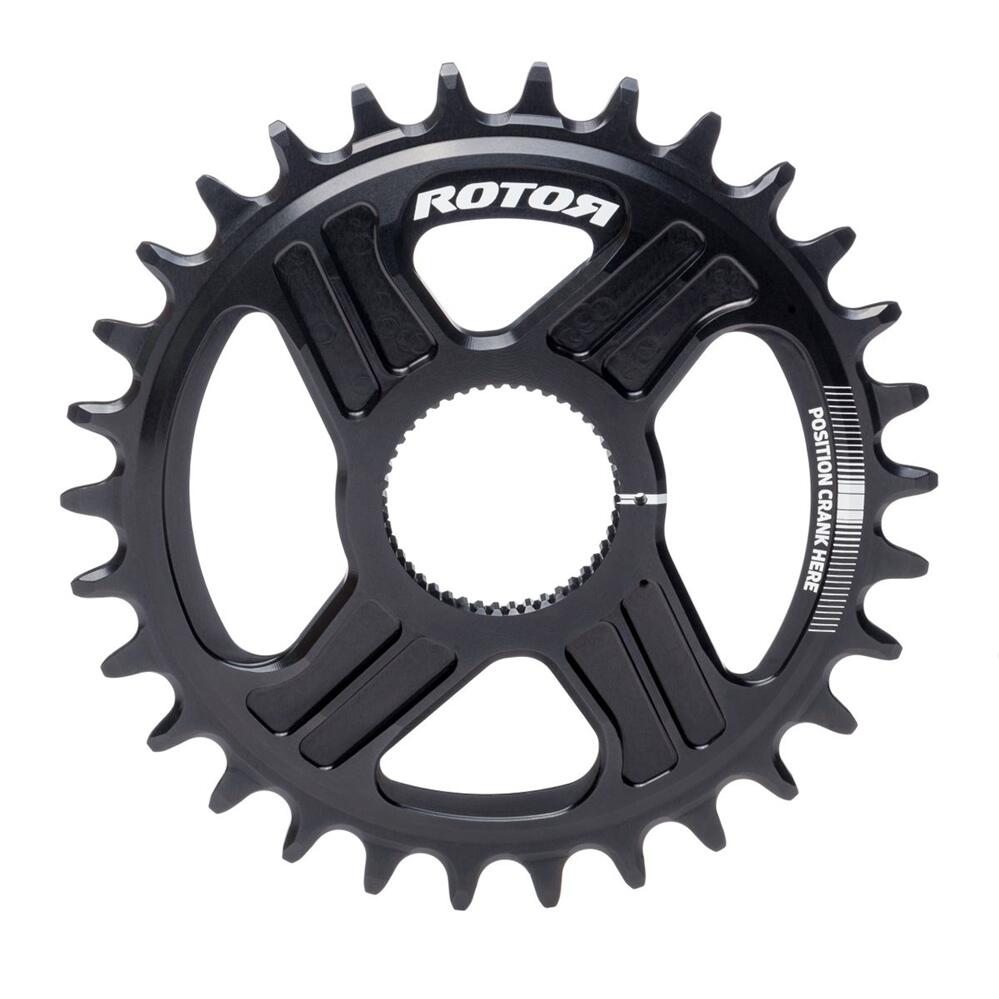 Rotor Chainring Round Dm Mtb 30T Black